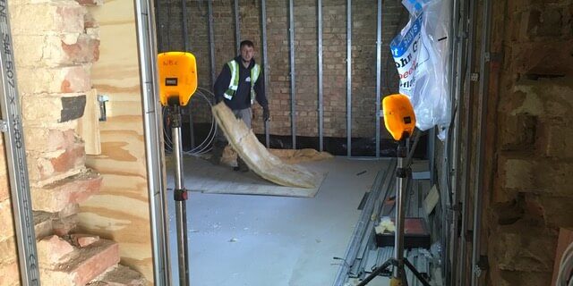 Flat Refurbishment Before pictures of ground floor at Louth