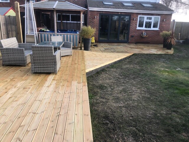 Decking project Waddington