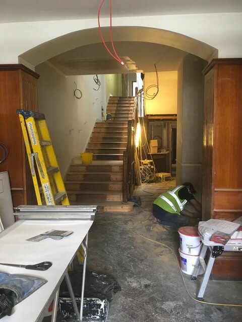 Hotel Reception before pictures refurbishment (5)