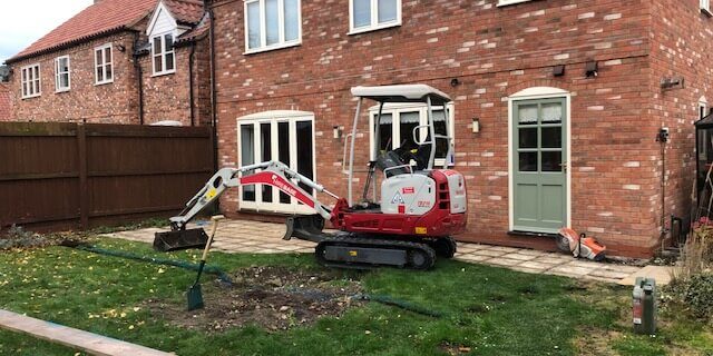 Day one kitchen extension Swinderby