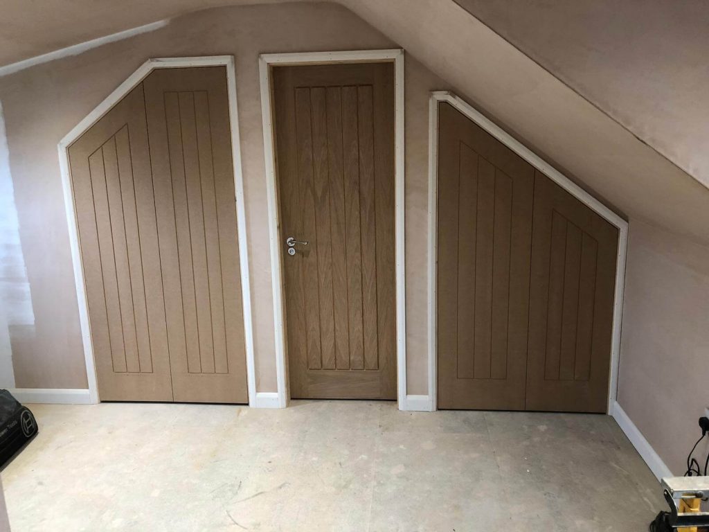 Loft conversion nettleham week 9